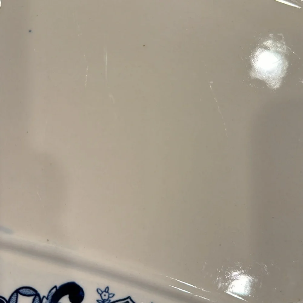 BLUE WILLOW~(NO GOLD-JAPAN) ONLY~SMALL~TUREEN UNDERPLATE~DISCONTINUED PIECE~G22